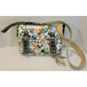 Nahui Ollin Medium PEACE Candy Wrapper POCKETBOOK SHOULDER BAG